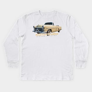 1952 Ford Crestline Sunliner Convertible Kids Long Sleeve T-Shirt